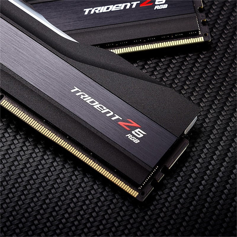 G.Skill Trident Z5 RGB 48GB (2x24GB) DDR5 6400MHz RAM Memory Kit - Black G.Skill Trident Z5 RGB 48GB (2x24GB) DDR5 6400MHz RAM Memory Kit - Black